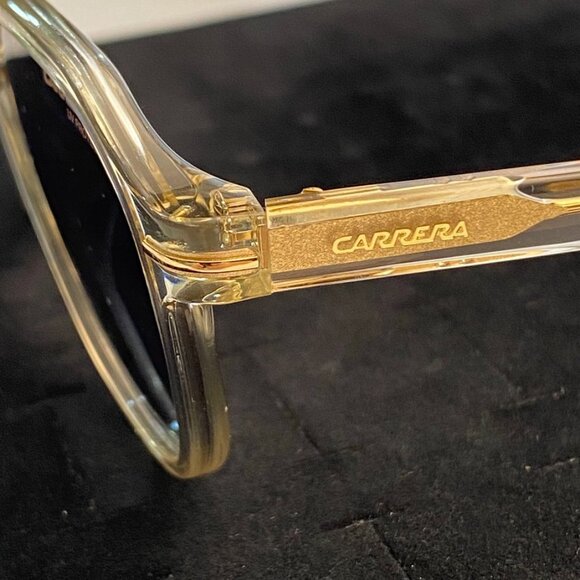 Carrera 314/S Round Sunglasses Clear Frame Blue Gradient Lens main image 8
